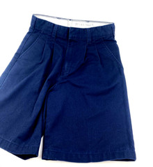 School Uniform Shorts Size 14 Slim Boys Children Kids Pockets Navy Blue