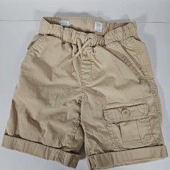 1 Pair GAP Khaki Uniform Cargo Shorts Boys Size 6-7