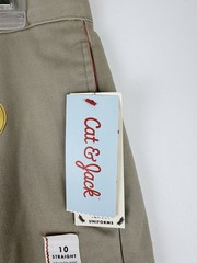 Cat & Jack Boys School Uniform Vintage Khaki Straight Pants Size 10