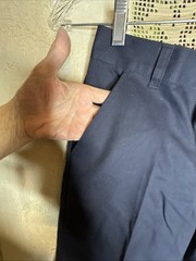 Real School Boys Size 10 Husky Uniform Pants Flat Front Navy NWT Academic