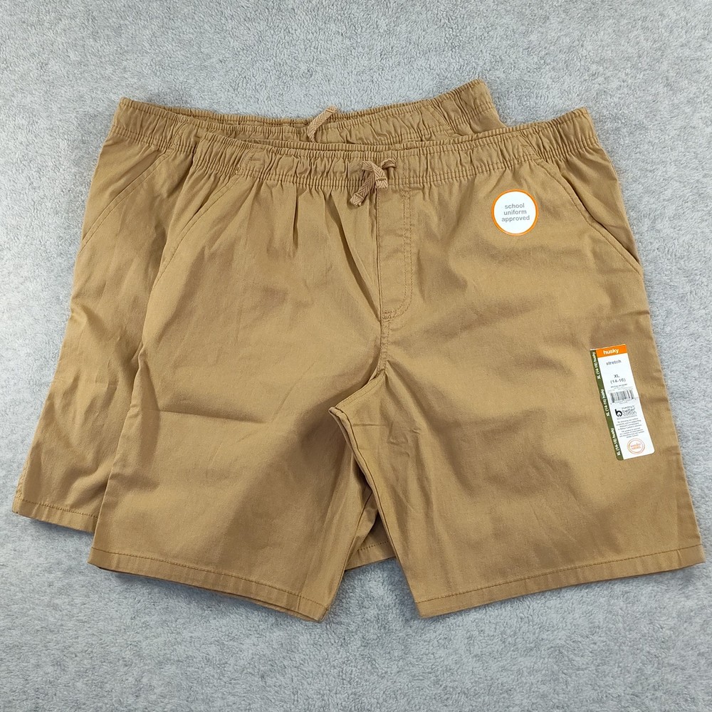 ✅SET-2 STRETCH Shorts Husky School Approved 14-16 Pull On Wonder Nation👀📸📏