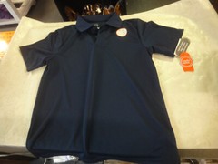 wonder Nation Blue collared school uniform shirt top childs XL 14-16 NWT