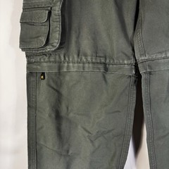 Boy Scouts of America BSA Youth 20 Green Cargo Uniform Switchback Pants Damaged