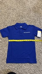 Lot of 3 Ibiley NSU University School Uniform Polo Shirts Youth Size 6/7 Blue NW