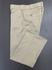 Dickies Boys Pants School Uniform Khaki Plain Front Size 29