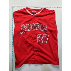 Los Angeles Angels Mike Trout 27 Angels Radio AM 830 Jersey Size Youth XL