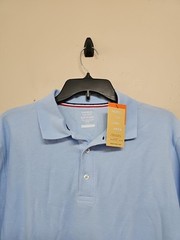NWT FRENCH TOAST Boy’s Uniform T-Shirt Long Sleeve Cotton Blend Blue.Size XL