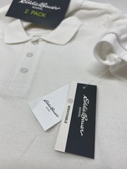 EDDIE BAUER SCHOOL UNIFORM SHORT SLEEVE POLO (2 PACK) – MULTI COLORS/SIZES –