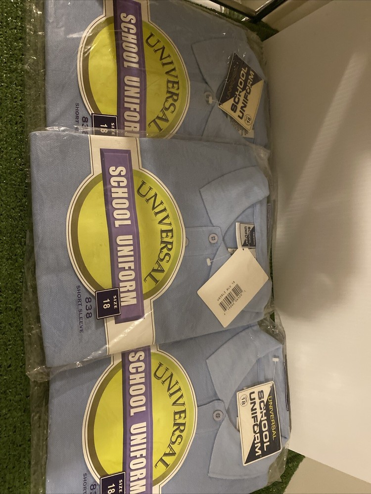 3 School Uniform Shirts Size 18