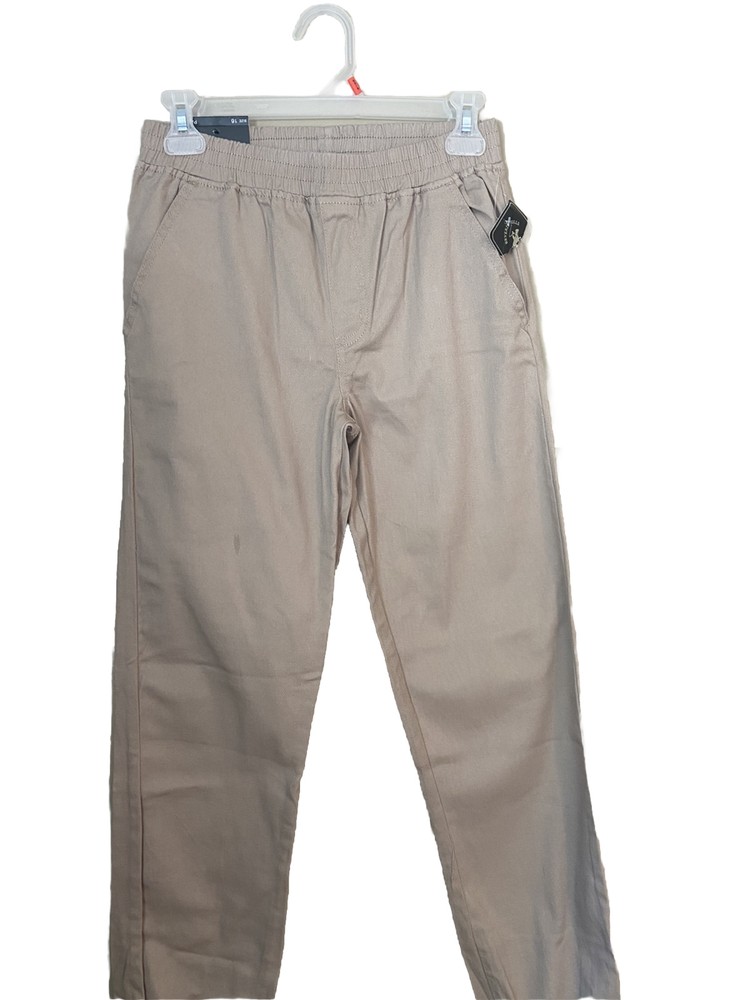 Beverly Hills Polo Club School Uniform Tan Pants Size 16