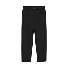 Luobo School Uniform Pants Boys 9-10 Years Black Zipper W/Button Stright –U1–