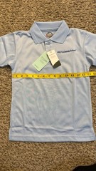 Lot of 3 Ibiley NSU University School Uniform Polo Shirts Youth Size 6/7 Blue NW