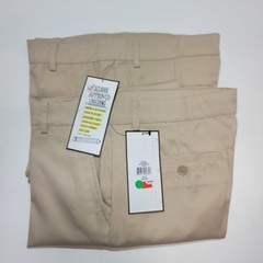 Lot of 2 Slazenger School Uniform Khaki Boys Pants Size Large NWT