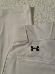 Under Armour Baseball Pants Youth Extra Large White YXL