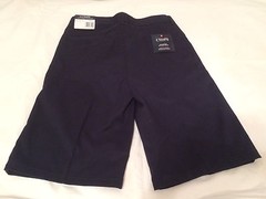 CHAPS School Approved Uniform SHORTS Boys 16 Navy Blue Pleated Front – NEW