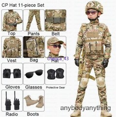 Children’s Spring Autumn Camouflage Suit Special Forces Tactic Training Uniform
