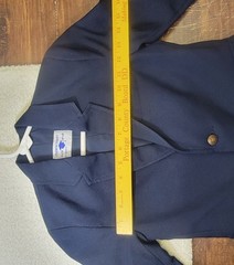 French Toast Boys Navy Blue Blazer Uniform Lined Size 6X/7 *Very Nice Condition*