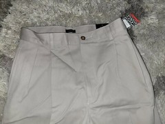 Claiborne Boy Approved Schoolwear Khaki Pants Size 16 Pleated New Garment Guard