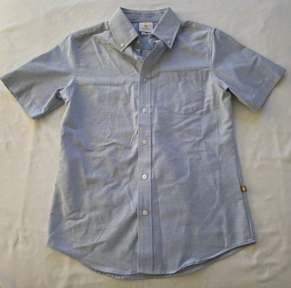 Dennis Uniform Boys Y12 Style 02900A Button Down Shirt NEW