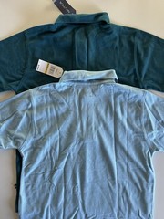 Nautica Big Boys’ Short-Sleeve Anchor Deck Polo Shirts 2pk Medium (8-10) Blues
