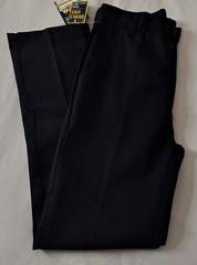 Boy’s Double Knee School Uniform Pants Navy Blue Size 12 Authentic Galaxy ~ New