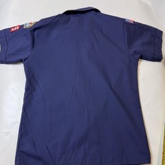 Boy Scouts Of America Youth MED Uniform Shirt Blue South Tx Council Patches652