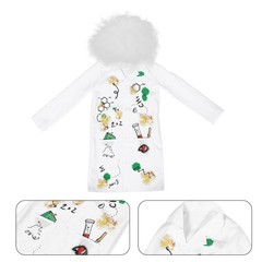 Children’s Scientist Suit Kids Lab Coat Career Costume Doctor for