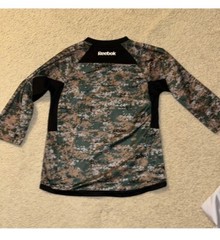 Chicago Blackhawks Digital Camo Jersey Reebok Military Veterans Day NHL