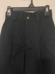 George Boys Pleated Front Navy Blue School Uniform Pants Size 8 Slim Adjustable