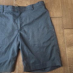 Dennis Uniform Boys Husky 16 Black School Uniform Shorts Flat Front
