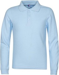 Premium Boy’s Long Sleeve Polo Shirts with Stain Guard Polo Shirts for Boy’s