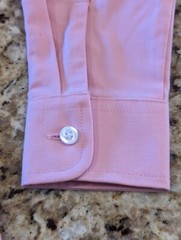 Classberry Kids Uniform long sleeve button up shirt Pink size 6