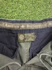 Boy Scouts of America Convertiable Uniform Pants Youth 6 Gray Cotton Outdoor