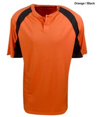 New Mizuno G3 Baseball Youth SMALL Boys Orange & Black Jersey