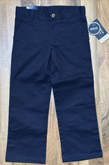 French Toast (Sz 5 w22) Boy’s Performance Uniform Pants Adjustable Waist, Navy