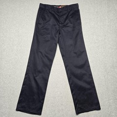 Southpole Uniform Pants Boys 10 Navy Blue Twill School Straight Leg Flat Front