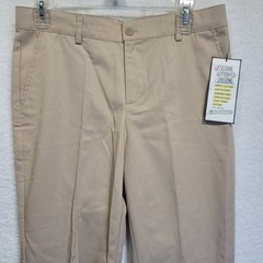 Lot of 2 Slazenger School Uniform Khaki Boys Pants Size Large NWT