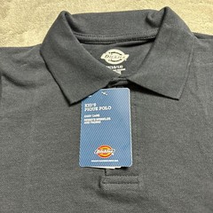 Dickies Polo Kids’ Medium Short Sleeve Pique Polo Shirt NWT!
