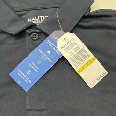 Nautica 2-Pack Navy Blue Short Sleeve Polo Shirts School Uniform Unisex M 8-10 Y