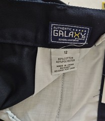 Boy’s Double Knee School Uniform Pants Navy Blue Size 12 Authentic Galaxy ~ New