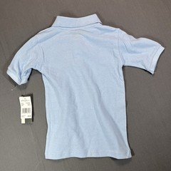 LOT 2 Eddie Bauer Boys School Uniform Short Sleeve Pique Polo Shirt, Size M(5/6)