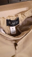 L@@K – Boys Children’s Place Khaki School Uniform Shorts Sz 8 Adj waist NICE!