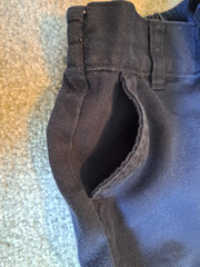 Lot of 4 French Toast Boys Navy School Uniform Chino Shorts size 4t pull on