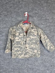Propper Shirt Boys 6 Gray Digital Camo Military BDU Jacket Top Long Sleeve