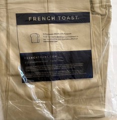 French Toast Pants Khaki Sz 30×32 20-Husky School Uniform Relaxed NEW Ships Free