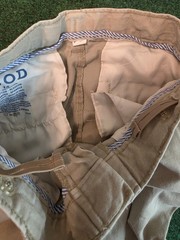 – L@@K – Boys Izod Light Beige Pleated School Uniform Pants Sz 14 Nice! –