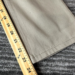 Chaps Boys 8 Slim Pants Khaki Tan Approved Schoolwear Uniform Flat Front New