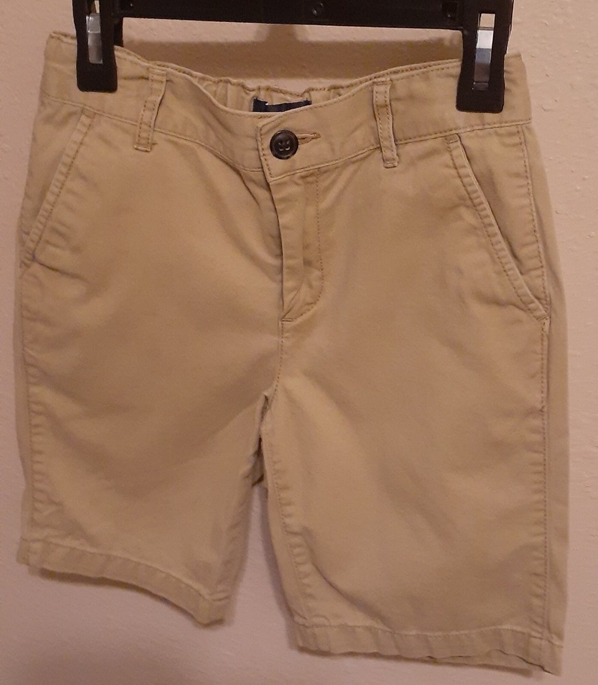 L@@K – Boys Children’s Place Khaki School Uniform Shorts Sz 8 Adj waist NICE!