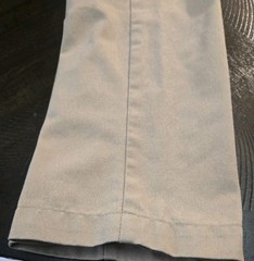 K-12 Gear Uniform Boys School Khakis 16 Husky With Waist Adjustable Straps