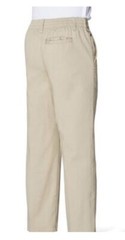 French Toast Tan Khaki School Uniform Dress Pant Relaxed Fit Pull On Boys Sz 20